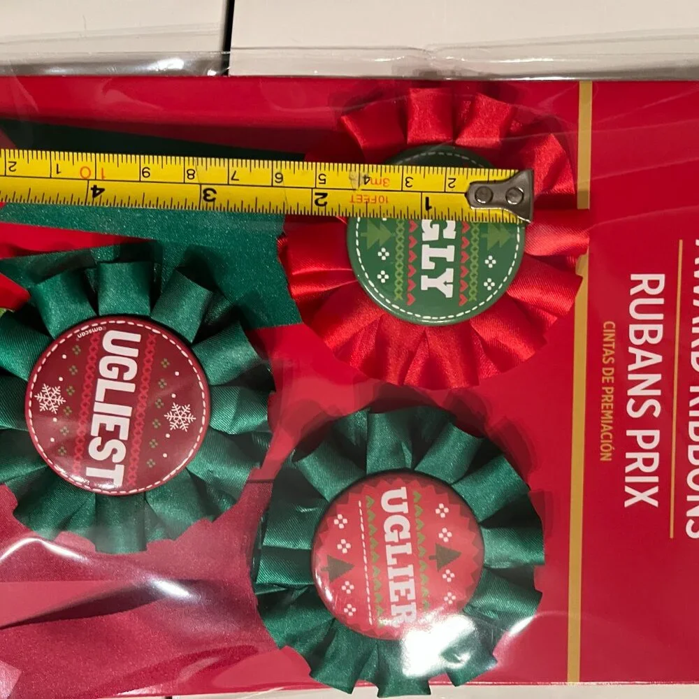 Christmas Ugly Sweater‎ Awards (2 Sets / 1st 2nd, 3rd Place) NEW (ps/x)